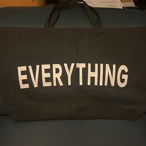 Extra Large Everything Black Tote